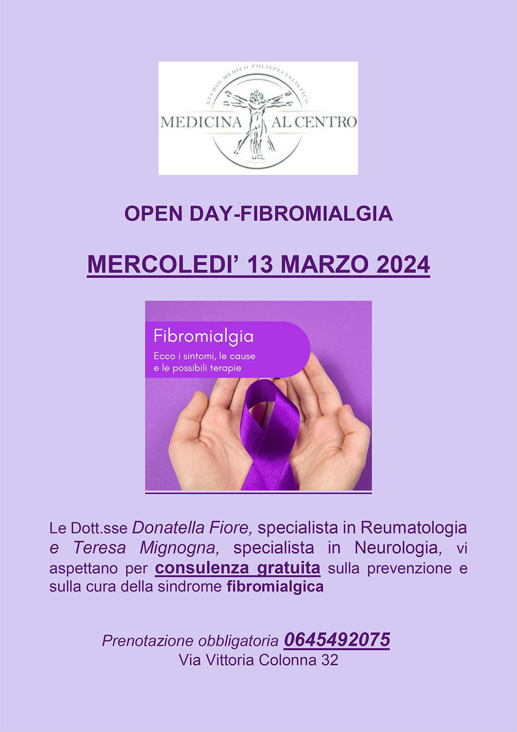 OPEN DAY FIBROMIALGIA